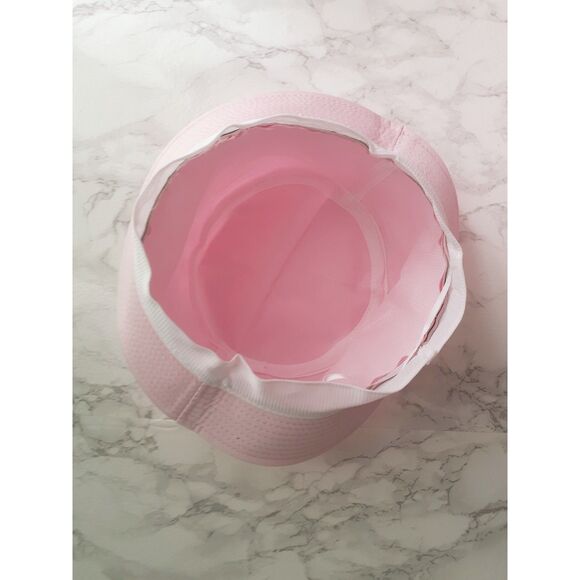 Lot of 2 Women's Solid Pink & White Bucket Packable Bucket Hat One Size NWOT - Picture 7 of 11